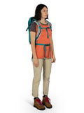 Osprey Hikelite 18L Lightweight Hiking Backpack - Durable Travel Daypack with Rain Cover for Men and Women, Atlas Blue