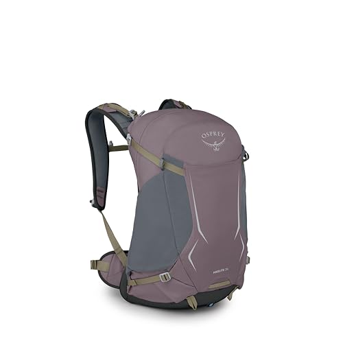 Osprey Hikelite 26L Durable Hiking Backpack - Travel Daypack with Rain Cover for Men and Women, Graphite Purple | Osprey Backpacks