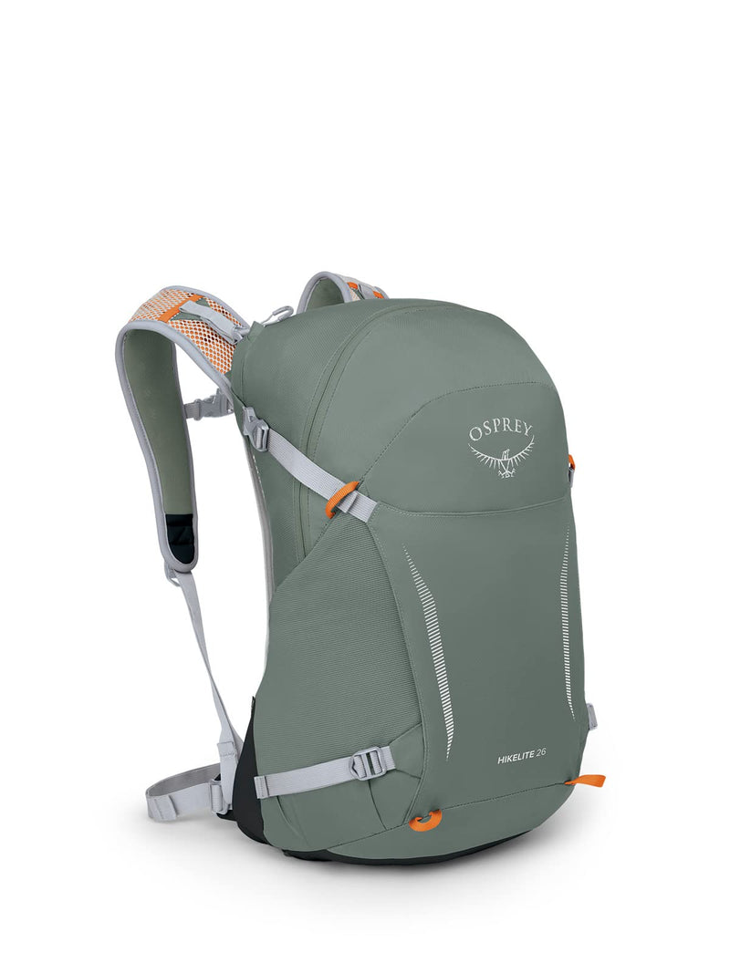 Osprey Hikelite 26L Hiking Backpack for Men and Women - Lightweight Daypack with Breathable Backpanel and Raincover - Ideal for Day Hikes, Travel, and Everyday Use in Any Weather, Pine Leaf Green