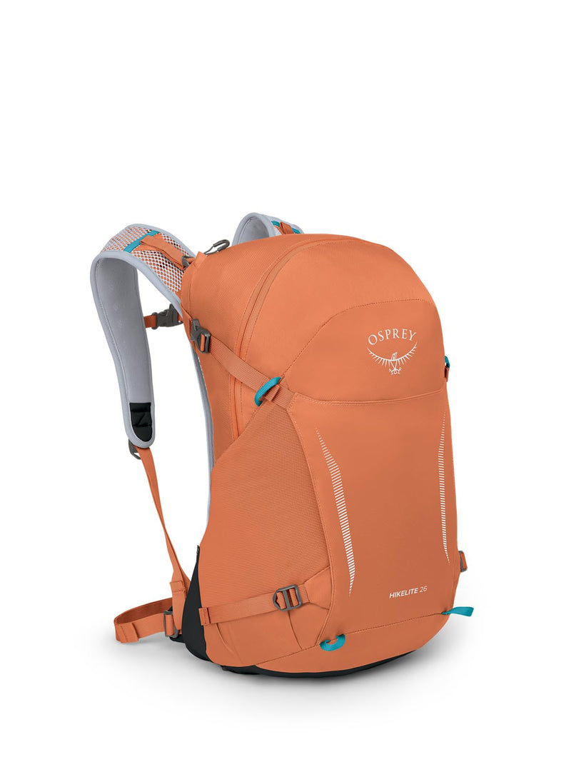 Osprey Hikelite 26L Unisex Hiking Backpack, Koi Orange/Blue Venture, One Size