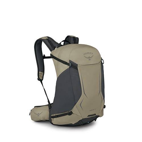 Osprey Hikelite 28L Durable Hiking Backpack - Travel Daypack with Rain Cover for Men and Women, Olive Tan | Osprey Backpacks