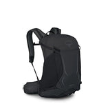 Osprey Hikelite 28L Durable Hiking Backpack - Travel Daypack with Rain Cover for Men and Women, Raven Black