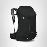 Osprey Hikelite 32L Lightweight Hiking Backpack - Durable Travel Daypack with Rain Cover for Men and Women, Black, S/M