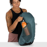 Osprey Hikelite LT 16L Hiking Backpack - Lightweight Travel Daypack with Rain Cover for Men and Women, Cascade Blue