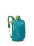 Osprey HydraJet 12L Kids' Hiking Backpack with Hydraulics Reservoir, Blue Spikemoss