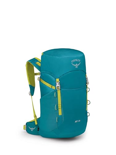 Osprey Jet 28L Kid's Hiking Backpack, Blue Spikemoss | Osprey Backpacks