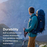 Osprey Kestrel 38L Men's Backpacking Backpack, Bonsai Green, L/XL | Osprey Backpacks