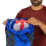 Osprey Kestrel LT 28L Men's Backpacking Backpack - Lightweight Hiking & Travel Bag with Waterproof Raincover, Moss Green | Osprey Backpacks