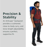 Osprey Kestrel LT 28L Men's Backpacking Backpack - Lightweight Hiking & Travel Bag with Waterproof Raincover, Moss Green | Osprey Backpacks