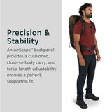 Osprey Kestrel LT 35L Men's Backpacking Backpack - Lightweight Hiking & Camping Bag with Waterproof Raincover, Moss Green | Osprey Backpacks