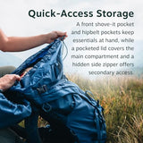 Osprey Kestrel LT 45L Men's Backpacking Backpack - Lightweight Hiking & Camping Bag with Waterproof Raincover, Moss Green | Osprey Backpacks