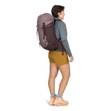 Osprey Kyte LT 28L Women's Backpacking Backpack - Lightweight Hiking & Travel Bag with Waterproof Raincover, Graphite Purple | Osprey Backpacks