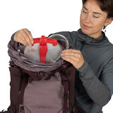Osprey Kyte LT 28L Women's Backpacking Backpack - Lightweight Hiking & Travel Bag with Waterproof Raincover, Graphite Purple | Osprey Backpacks