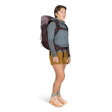 Osprey Kyte LT 28L Women's Backpacking Backpack - Lightweight Hiking & Travel Bag with Waterproof Raincover, Graphite Purple | Osprey Backpacks