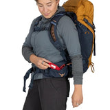 Osprey Kyte LT 35L Women's Backpacking Backpack - Lightweight Hiking & Travel Bag with Waterproof Raincover, Cascade Blue | Osprey Backpacks
