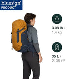 Osprey Kyte LT 35L Women's Backpacking Backpack - Lightweight Hiking & Travel Bag with Waterproof Raincover, Serenity Blue | Osprey Backpacks