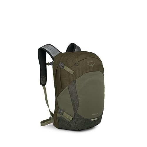 Osprey Nebula Commuter Backpack - Everyday Bag with Laptop Sleeve and Bottle Pockets, Moss Green/Earl Grey Heather | Osprey Backpacks