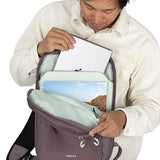 Osprey Nebula Shoulder Sling Bag - Crossbody Backpack with Laptop Sleeve and Bottle Pocket, Torrent Blue Heather | Osprey Backpacks