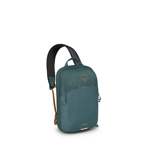 Osprey Nebula Shoulder Sling Bag - Crossbody Backpack with Laptop Sleeve and Bottle Pocket, Torrent Blue Heather | Osprey Backpacks
