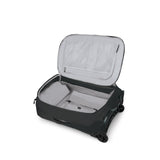 Osprey Ozone 2 - Wheel 80L/27 Checked Luggage - Lightweight Rolling Bag with High Clearance and Oversized Wheels - Travel Suitcase with Mesh Organization, Trolley Handle and Add - a - Bag Strap, Black