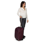 Osprey Ozone 2-Wheel Carry-On - Lightweight Carry-On Luggage with Oversized Wheels and Trolley Handle - Rolling Travel Suitcase for Air Travel, Overhead Compartments and Weekend Trips, Black | Osprey Backpacks