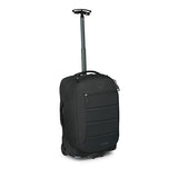 Osprey Ozone 2-Wheel Carry-On - Lightweight Carry-On Luggage with Oversized Wheels and Trolley Handle - Rolling Travel Suitcase for Air Travel, Overhead Compartments and Weekend Trips, Black | Osprey Backpacks
