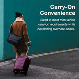 Osprey Ozone 2-Wheel Carry-On - Lightweight Carry-On Luggage with Oversized Wheels and Trolley Handle - Rolling Travel Suitcase for Air Travel, Overhead Compartments and Weekend Trips, Black | Osprey Backpacks