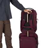 Osprey Ozone Laptop Backpack with Ventilated AirScape™ Backpanel - Lightweight Travel Backpack with 16” Laptop Sleeve - Carry - On Compatible Travel Bag for Men and Women, Black