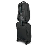 Osprey Ozone Laptop Backpack with Ventilated AirScape™ Backpanel - Lightweight Travel Backpack with 16” Laptop Sleeve - Carry - On Compatible Travel Bag for Men and Women, Black