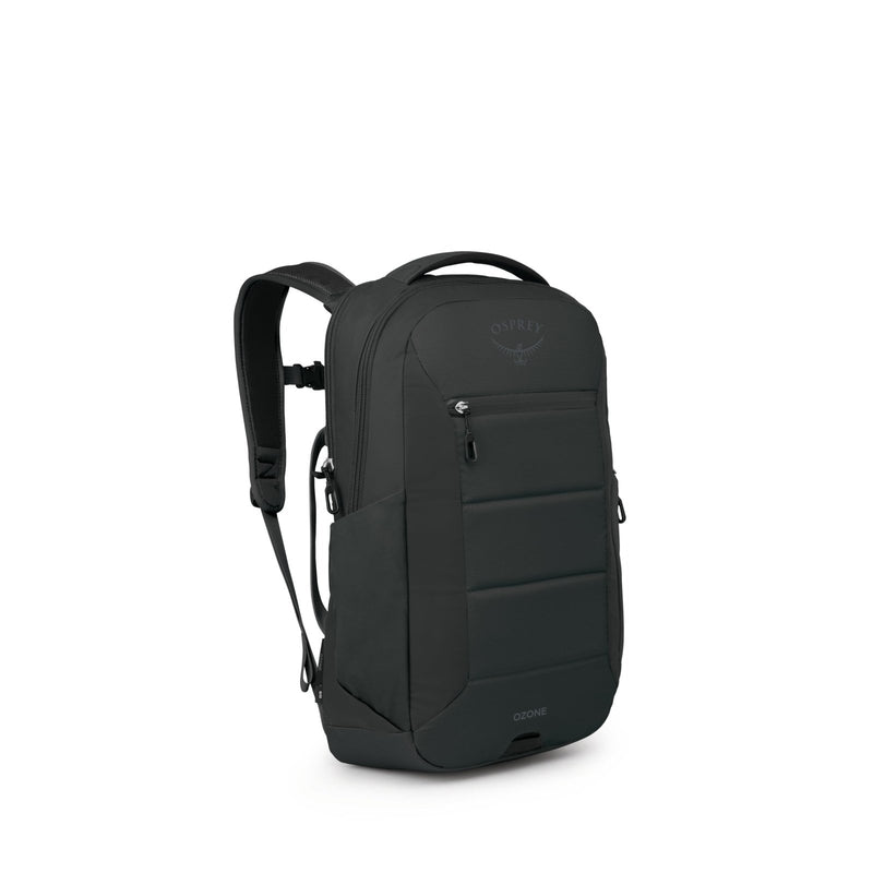 Osprey Ozone Laptop Backpack with Ventilated AirScape™ Backpanel - Lightweight Travel Backpack with 16” Laptop Sleeve - Carry - On Compatible Travel Bag for Men and Women, Black