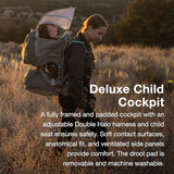 Osprey Poco Child Carrier Backpack - Adjustable Travel Baby Carrier with Sunshade - Comfortable Hiking Carrier for Toddlers, Black | Osprey Backpacks