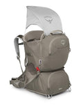 Osprey Poco LT Lightweight Child Carrier Backpack - Compact, Travel-Ready with Sunshade and Adjustable Fit - Lightweight, Comfortable Hiking for Toddlers, Tan Concrete | Osprey Backpacks