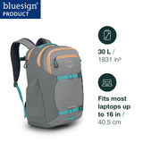 Osprey Proxima 30L Campus Laptop Backpack - Organized Everyday Pack with Tech Storage, Water Bottle Pockets, and Comfortable Carry - Perfect for College, Commute, and Travel, Firestarter Orange