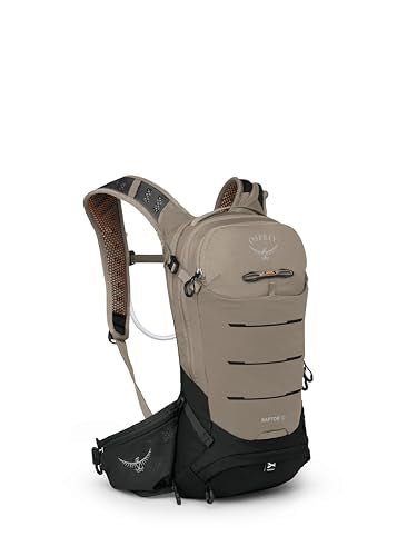 Osprey Raptor 10L Men's Mountain Biking Backpack with Hydraulics Reservoir, Pediment Grey | Osprey Backpacks