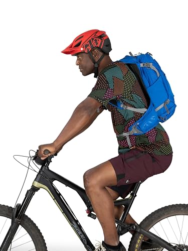 Osprey Raptor 14L Men's Biking Backpack with Hydraulics Reservoir, Postal Blue