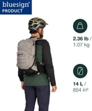 Osprey Raptor 14L Men's Biking Backpack with Hydraulics Reservoir, Postal Blue