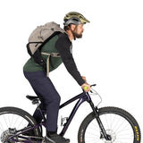 Osprey Raptor 14L Men's Mountain Biking Backpack with Hydraulics Reservoir, Tundra Green | Osprey Backpacks
