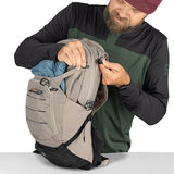 Osprey Raptor 14L Men's Mountain Biking Backpack with Hydraulics Reservoir, Tundra Green | Osprey Backpacks
