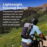 Osprey Raptor LT 12L Men's Mountain Biking Backpack with Hydraulics Reservoir - Lightweight Hydration Tool Bag, Pediment Grey/Black | Osprey Backpacks