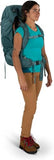 Osprey Renn 50L Women's Backpacking Backpack, Cascade Blue/Melon Orange | Osprey Backpacks