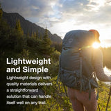 Osprey Renn 50L Women's Backpacking Backpack, Cascade Blue/Melon Orange | Osprey Backpacks