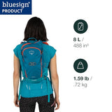 Osprey Salida 8L Women's Biking Backpack with Hydraulics Reservoir, Space Travel Grey | Osprey Backpacks
