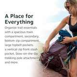 Osprey Sirrus 34L Women's Hiking Backpack - Camping Bag with Waterproof Raincover, Bottle Pockets, & Gear Straps, Purple Dusk | Osprey Backpacks