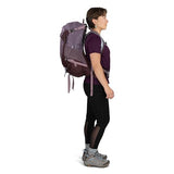 Osprey Sirrus 34L Women's Hiking Backpack - Camping Bag with Waterproof Raincover, Bottle Pockets, & Gear Straps, Purple Dusk | Osprey Backpacks