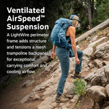Osprey Sirrus 34L Women's Hiking Backpack - Camping Bag with Waterproof Raincover, Bottle Pockets, & Gear Straps, Purple Dusk | Osprey Backpacks