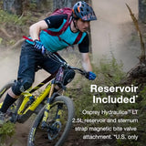 Osprey Siskin 12L Men's Biking Backpack with Hydraulics Reservoir, Black | Osprey Backpacks