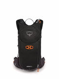 Osprey Siskin 12L Men's Biking Backpack with Hydraulics Reservoir, Black | Osprey Backpacks
