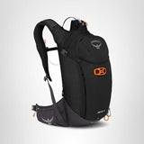 Osprey Siskin 12L Men's Biking Backpack with Hydraulics Reservoir, Black | Osprey Backpacks
