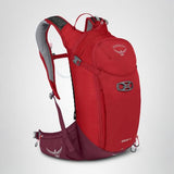 Osprey Siskin 12L Men's Biking Backpack with Hydraulics Reservoir, Ultimate Red | Osprey Backpacks
