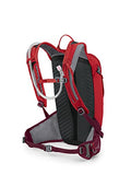 Osprey Siskin 12L Men's Biking Backpack with Hydraulics Reservoir, Ultimate Red | Osprey Backpacks